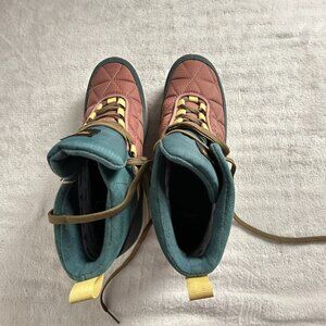 Teva Women's Reember Commute Lace-Up Hiking Boots Sz 10 Round Toe Wedge Teal NWT